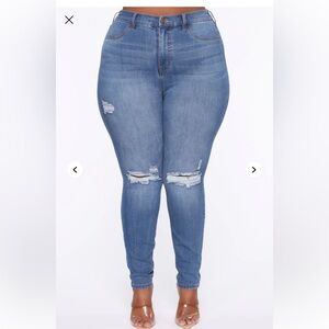 Our Favorite High Rise Skinny Jeans - Medium Blue Wash